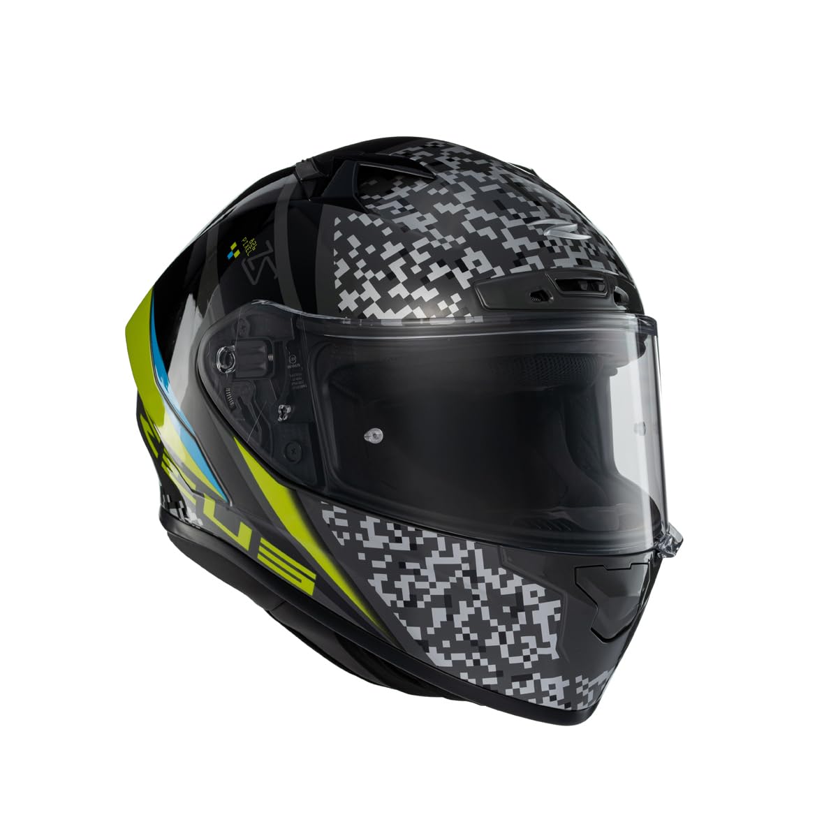 ZEUS ZS-826 BK23 Kapalı Motosiklet Kaskı Yellow S