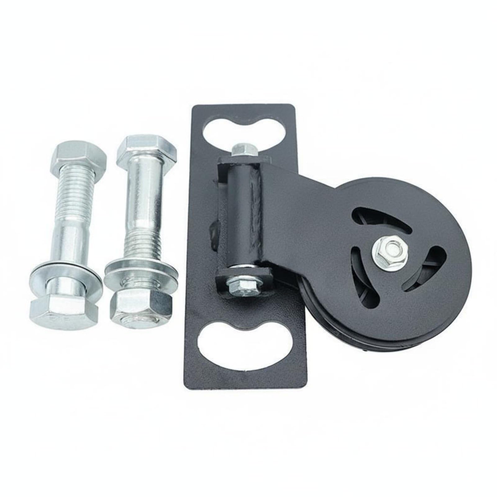 Fitness Umlenkrolle Seilzugrolle Kabelzug Aufsatz Rack Zubehör Kraftturm Modul mit Leisem Betrieb Und 360 Grad Beweglichkeit für Wohnungstraining Power Rack Home Gym , 26MM , Style to 4