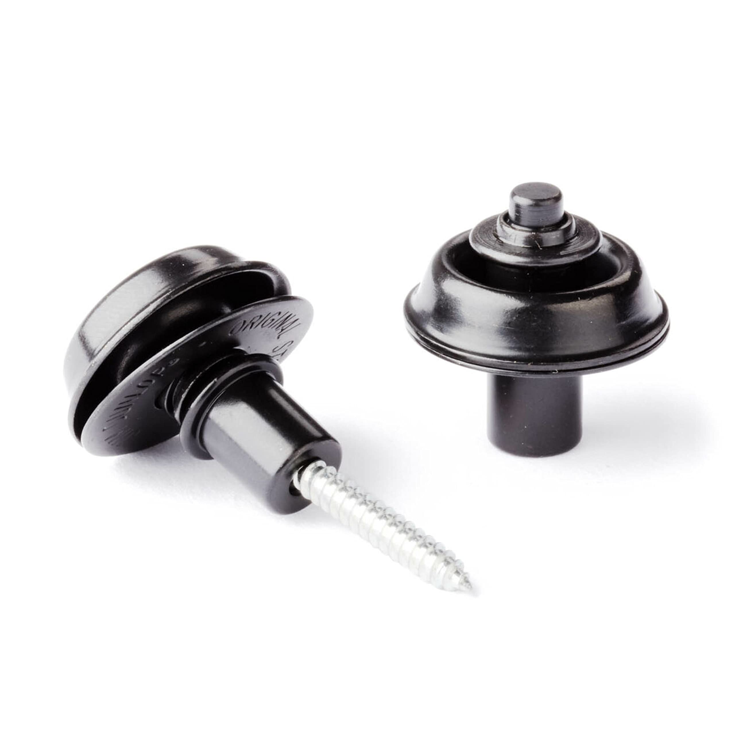 Dunlop SLS1403BK Straplok Flush Mount Strap Retainer System, Black