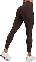 CRZ YOGA Women's Butterlift Leggings 64cm - No Front Seam High Waist Yoga Pants Butt Lifting