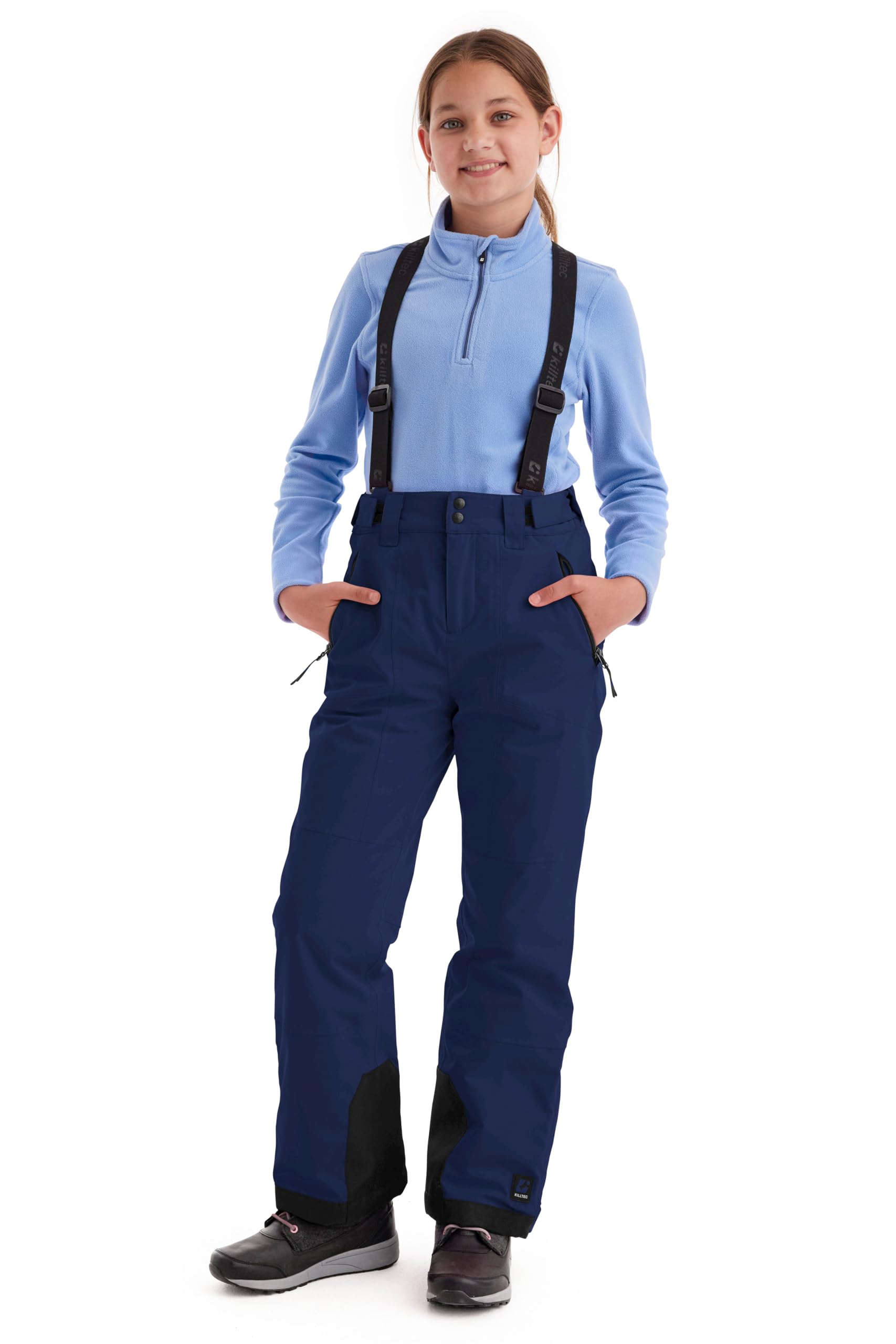 Killtec Mädchen Skihose mit abzippbarem Latz und Kantenschutz Girls Skihose 242