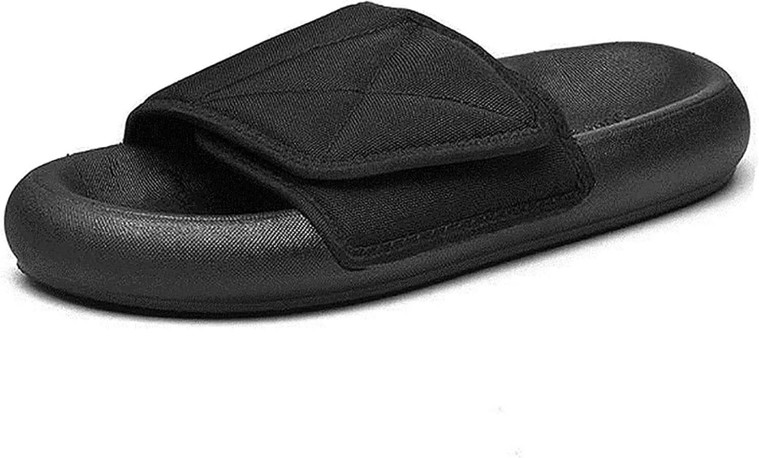 Adjustable Womens Diabetic Slippers, Open Toe Extra Wide Width Slippers for Womens, Comfortable Orthopedic Shoes, Edema Shoes for Arthritis Swollen Feet