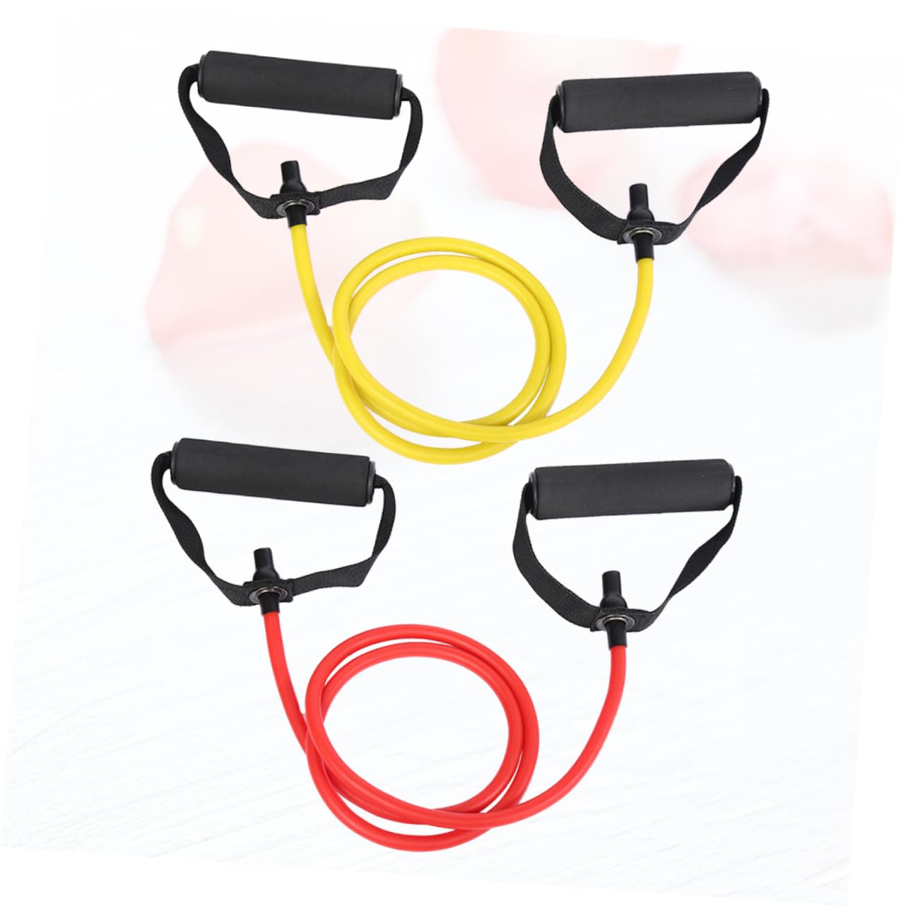 2 Pezzi Di Fascia Elastica Con Coulisse Per Modellare I Pedali Della Fascia Fitness