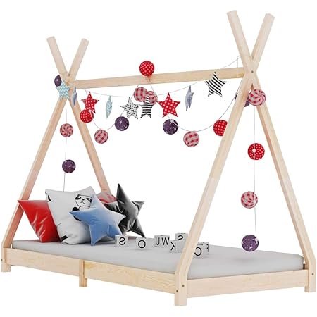 vidaXL Madera Maciza de Pino Estructura de Cama Infantil ...