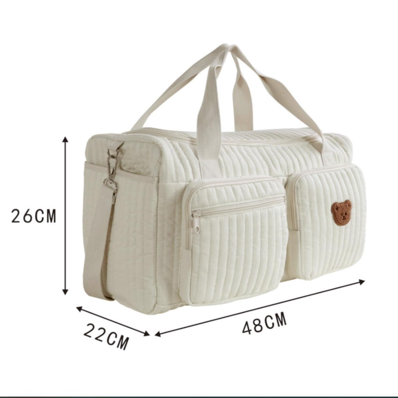 Générique Sac à langer tote maternité sac épaule léger matelassé sacs à langer pour bébé grand sacs messager multifonction voyage pour maternité et change bébé pour hôpital et weekender