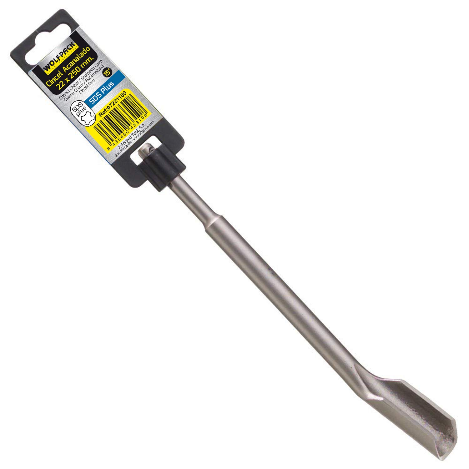 Wolfpack 07221100 SDS Plus Hammer Chisel 22 x 250 mm, 50 x 400 mm