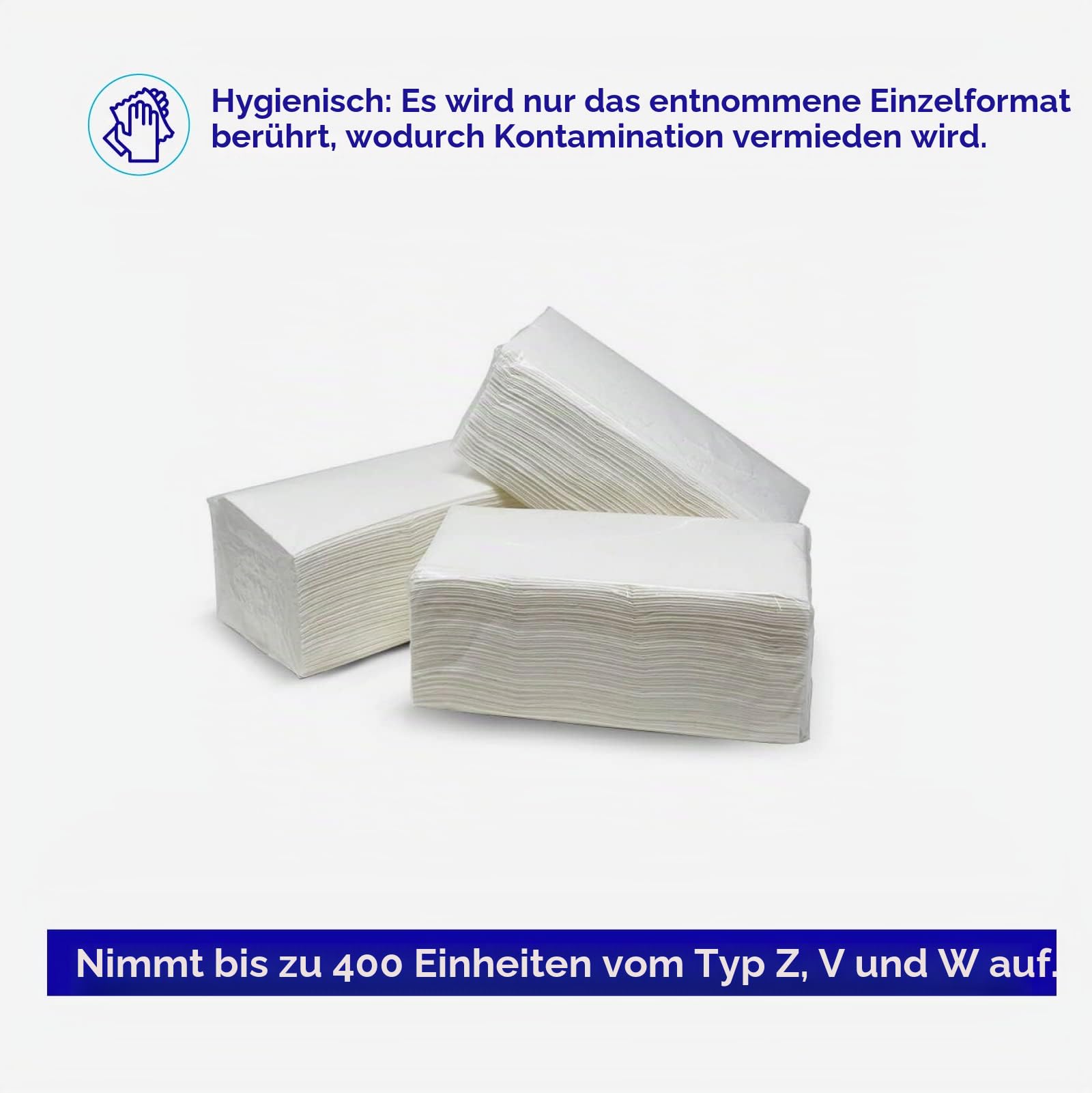 Jofel AH77000, TOILETTENPAPIERSPENDER Z-FALZ SMART WEISS