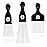 LEADUWAY Hair Picks - Black Metal Afro Combs for Hair Styling, Fist Pick for Women and Men