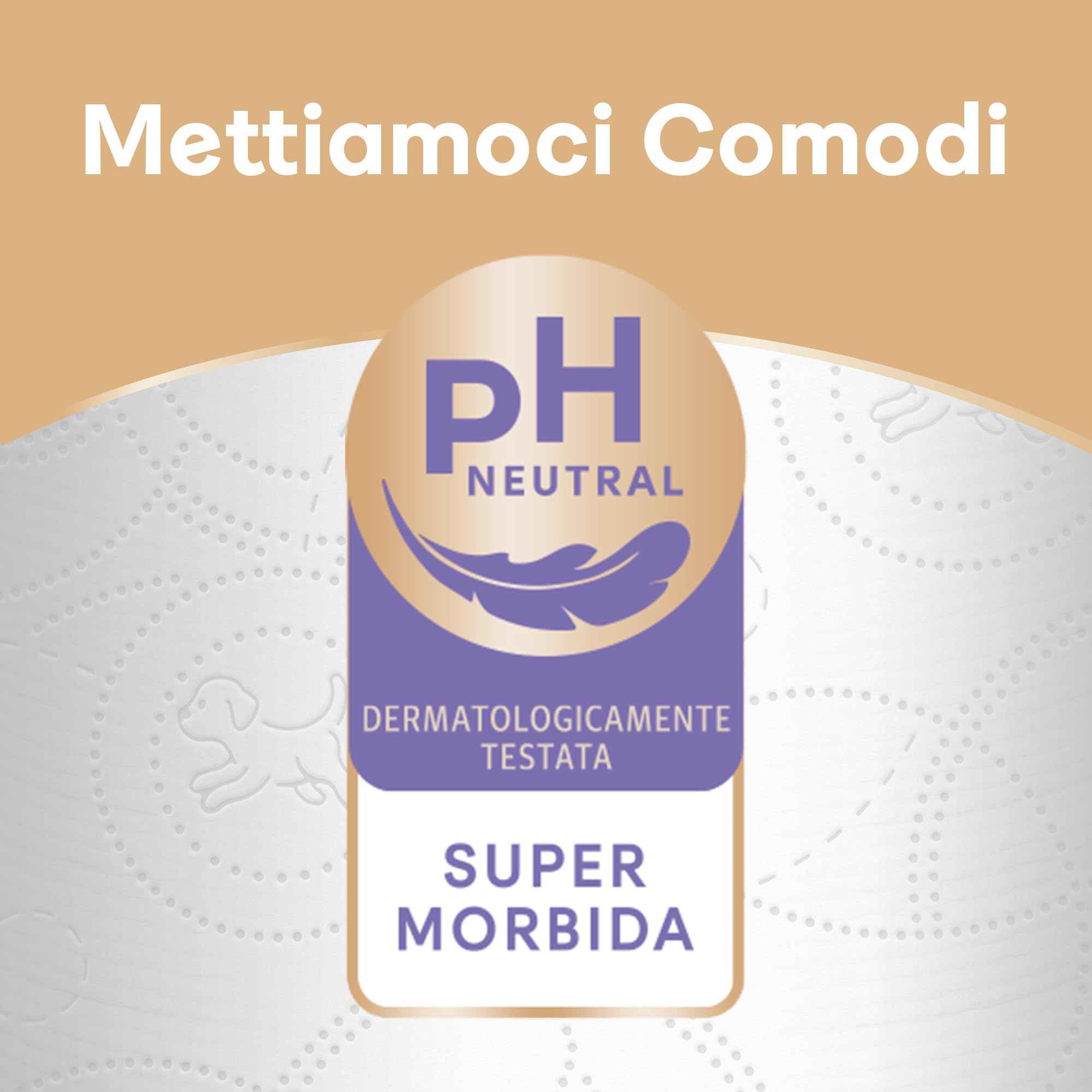 Scottex Carta Igienica Pura e Delicata, Morbida e Assorbente, 5 Veli, PH Neutro, Dermatologicamente Testata, 20 Pz