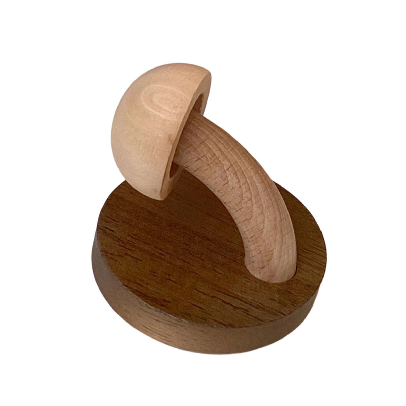 Gmbylby Turecolor Sturdy Wooden Mushroom Hook With Adhesive For Damage Release Installation In Entryway Kids Room Or Bathroom Lovely Mushroom Decors Hanger