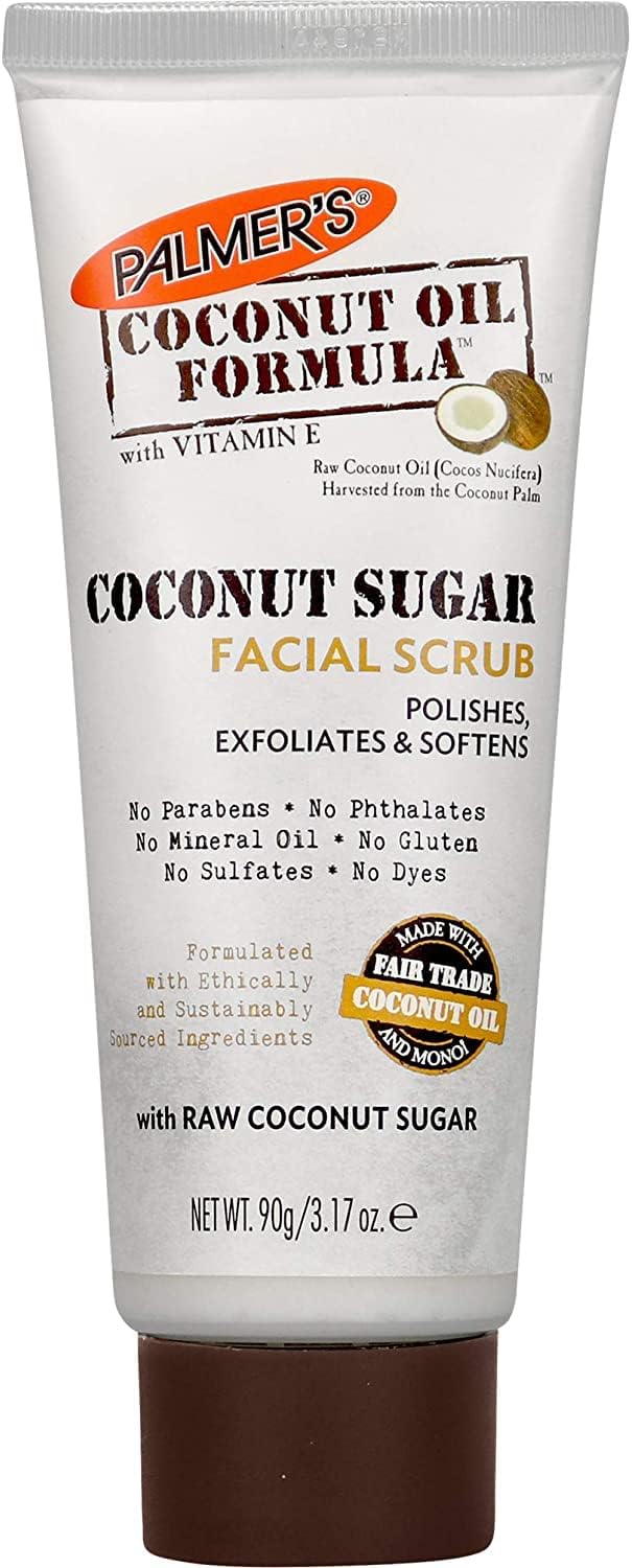 Coconut Sugar Facial Scrub 3.17 Ounce (Pack of 2)