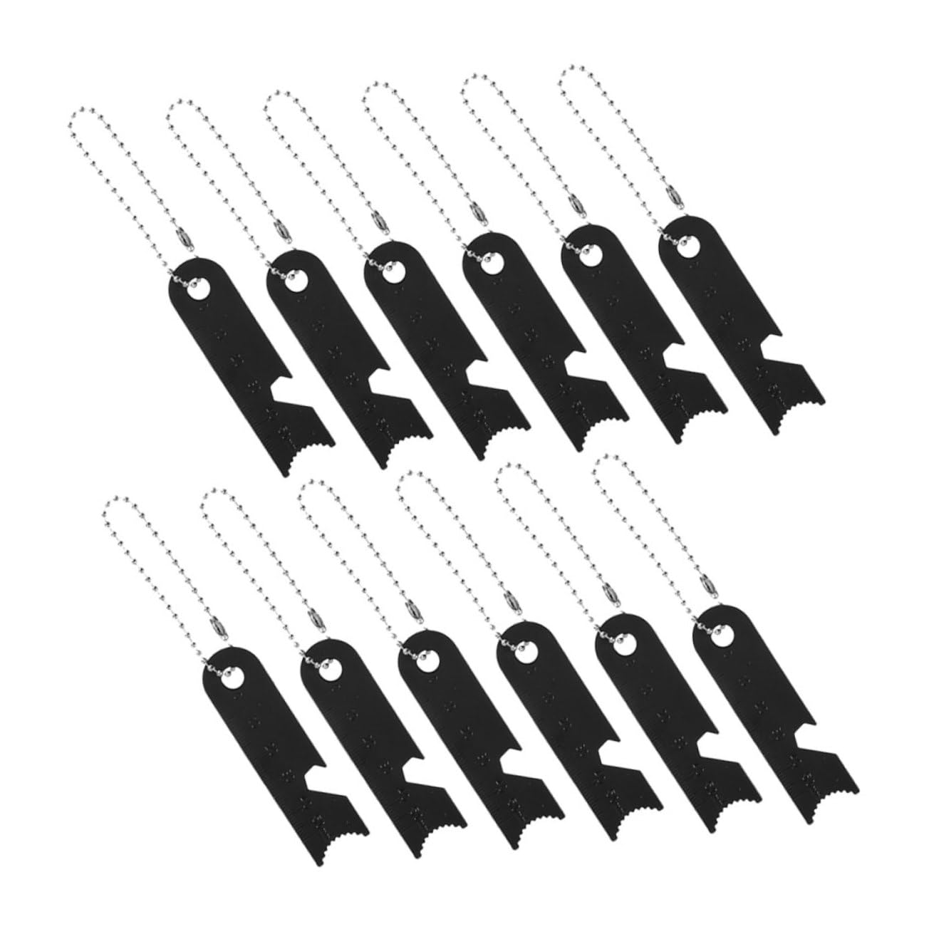 Toddmomy 12pcs Portable Camping Fire Starter Scraper Set Multifunctional Tool for Outdoor Emergency Use Lightweight Manganese for Survival Gear and Outdoor Activities