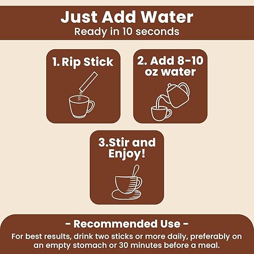 Miniatura 5 de Javita Café instantáneo Burn + Control con hierbas para controlar el peso: Garcinia cambogia y yerba mate, café delgado con ayuda de ejercicio, café