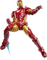 Vista 6 de Marvel Legends Series Iron Man (Model 20), Iron Man Comics Collectible 6-Inch Action Figure, Retro-Inspired Blister Card