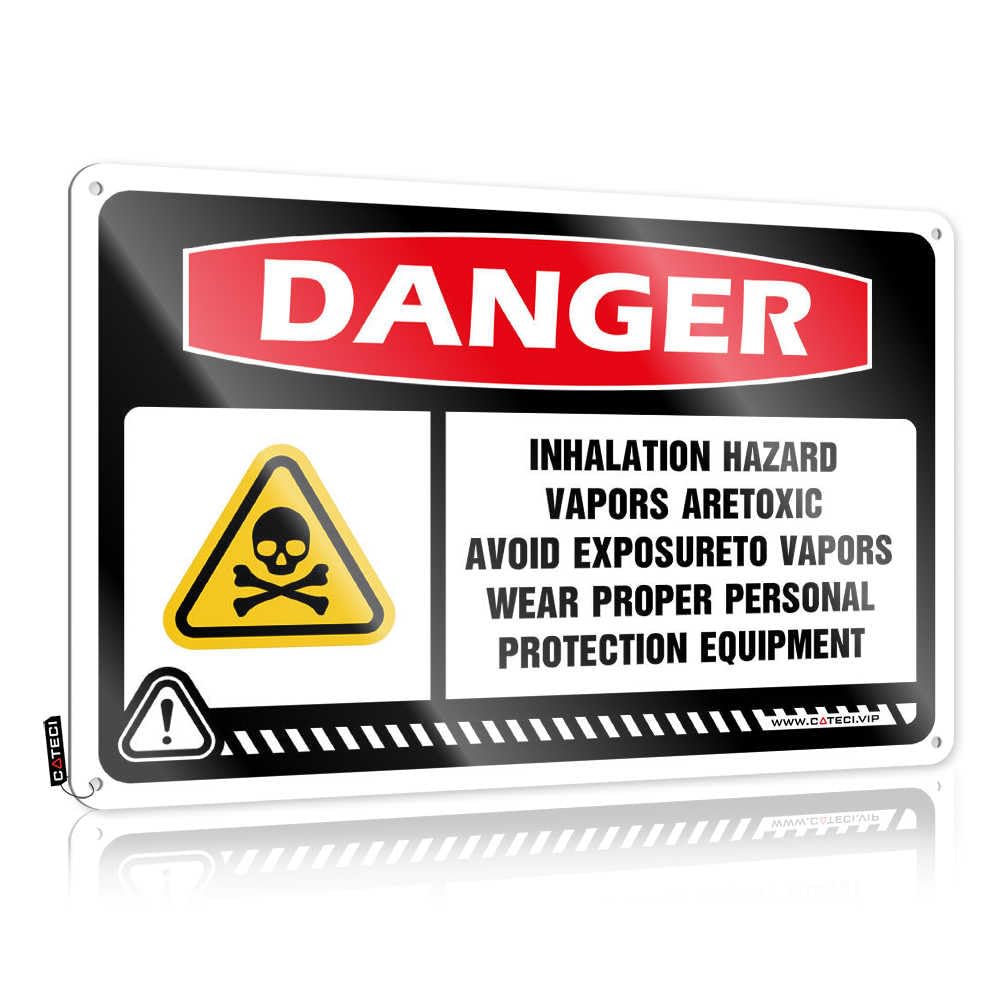 Fzfn Colour Danger Inhalation Hazard Vapors Toxic Backyard Decor Hippie - Vintage Wall Decor Decor Vintage Wall Art(30X40cm)