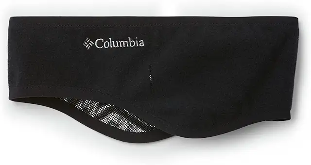 Columbia Unisex Trail Shaker Stirnband Winter - Black S/M & Red Lily L/XL