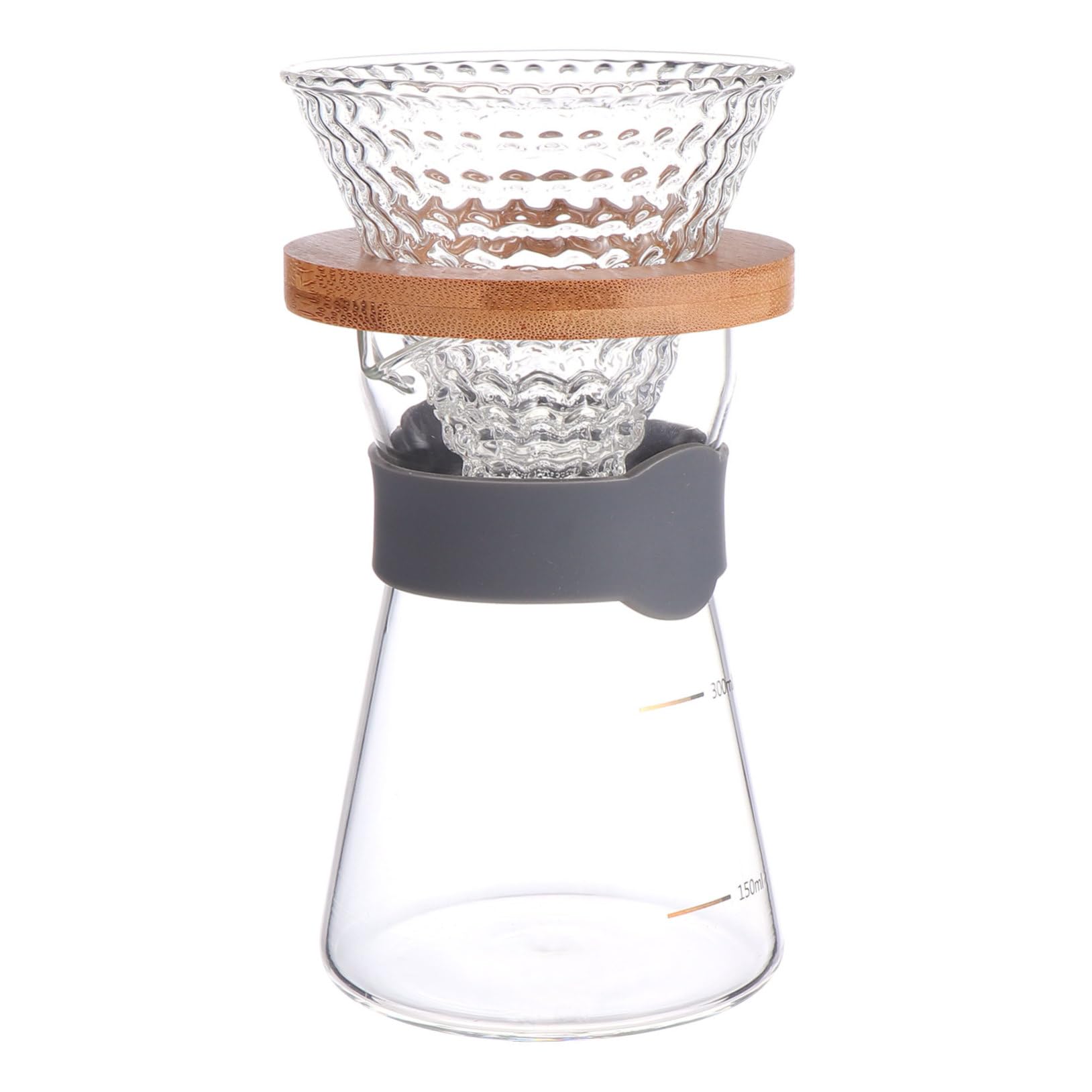 SHOWERORO 2piezas Cafeteras De Vidrio Filtro Para Cafetera De Vidrio Para Preparar y Disfrutar Del Café Casa Oficina