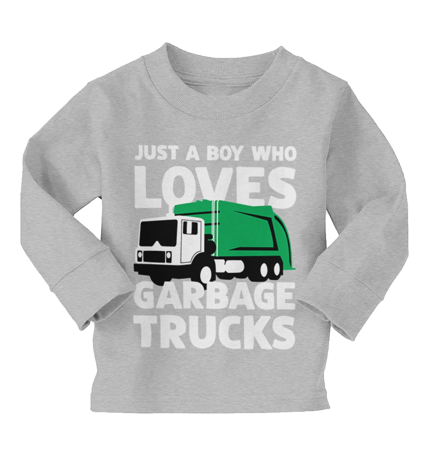 Just A Boy Who Loves Garbage Trucks Infant/Toddler Cotton Jersey T-Shirt