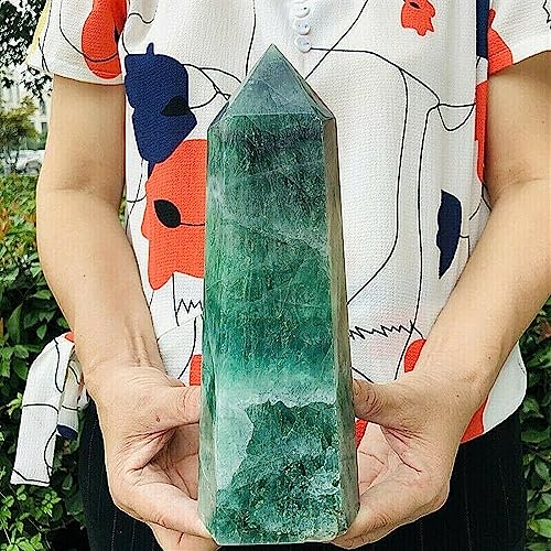 Obélisque fluorite verte grand format, cadeau idéal en cristal - 2