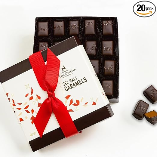 Lake Champlain Dark Chocolate Sea Salt Caramels