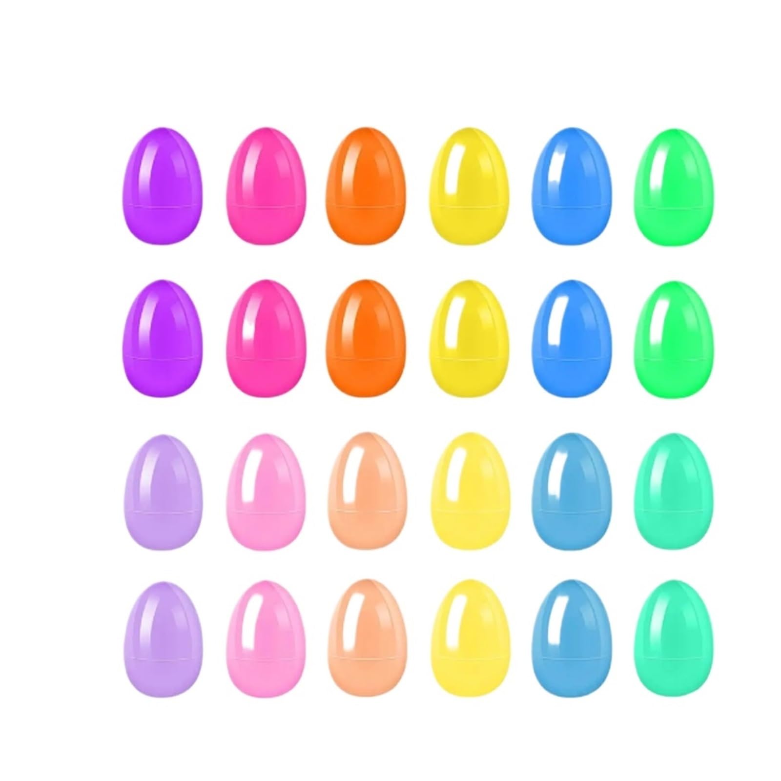 ZYAYNG 50Pcs Fillable Easter Eggs Decorations Funny Gifts Empty For Easter