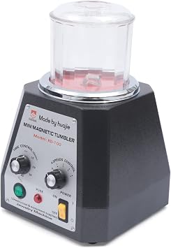 Mini Magnetic Tumbler,100mm Jewelry Polisher,Finisher Machine 4 Speeds2000rpm, 2500rpm, 3000rpm, 3500rpm, Magnetic Grinding and Polishing Machine