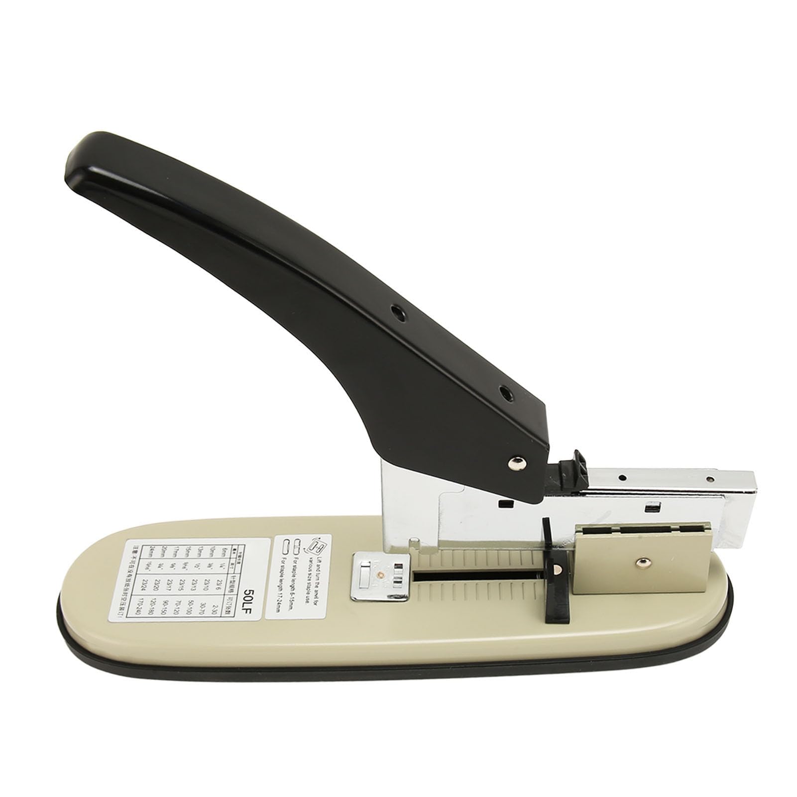 Cucitrice da ufficio con capacità di 210 fogli, cucitrice da scrivania ergonomica con piedini antiscivolo, cucitrice scolastica a grande capacità per uso domestico, in ufficio e