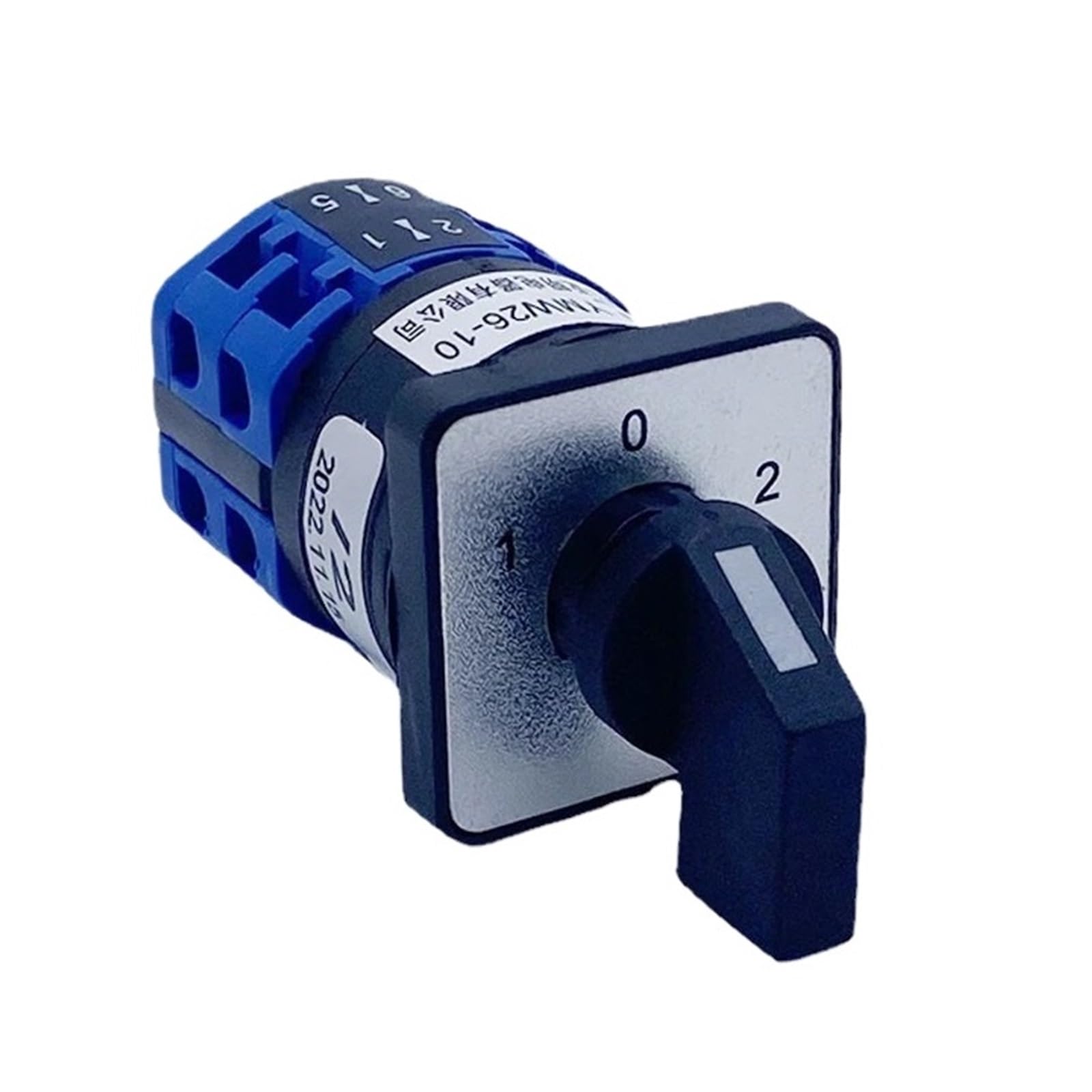 YWZVBSDCS LW26-10/2 Rotary Cam Switch 10A Universal Transfer Multi Positions Two Section Levels LW28 Changeover Selector