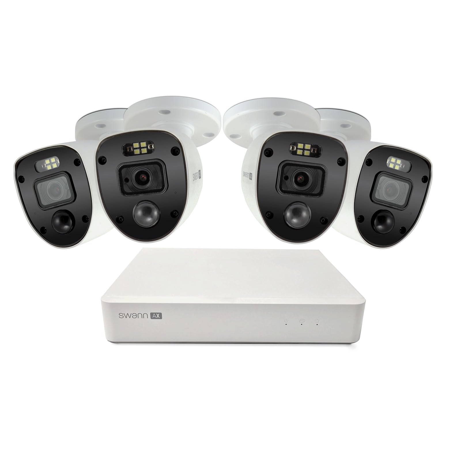 Swann AdvancedX 5MP 1TB 8-Channel Wired PoE NVR CCTV with 4 Bullet Camera Kit