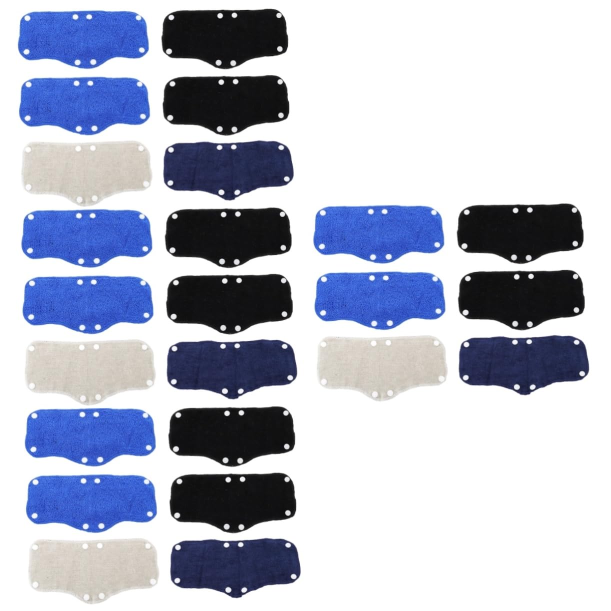 Happyyami 24pièces Bandeau Anti-Transpiration pour Casque Lot de Multicolores Doux Et Respirant Conçu pour Sport Activités Extérieures