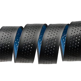 Brooks Microfibre Waterproof Bar Tape, Black Synthetic Textile Drop-Bar Bike Handlebar Tape with PU Coating and Rubber Bar End Plugs