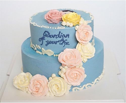 Miniatura 5 de Meao Juego de 5 puntas de tuberías de rosas de flores, kit de boquillas de acero inoxidable para pastelería, cupcakes, pasteles, galletas,