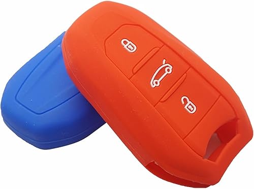 Miniatura 5 de Toiumops Car Key Case for Citroen DS3 DS4 DS5 DS6, Silicone Car Key Cover Case Remote Key Holder Bag