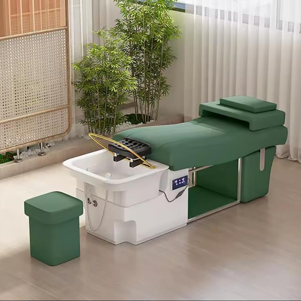Shampoo Bed Water Circulation Spa Massage Flat-Laying Thai Beauty Salon Bed for Head Massage