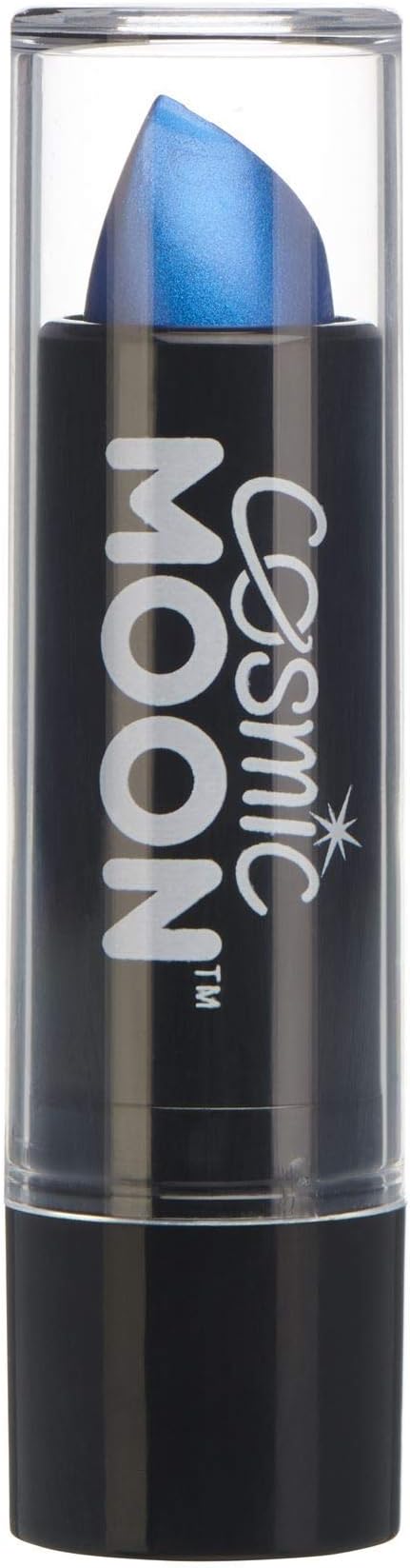 Metallic Lipstick, Blue, Single, 5g