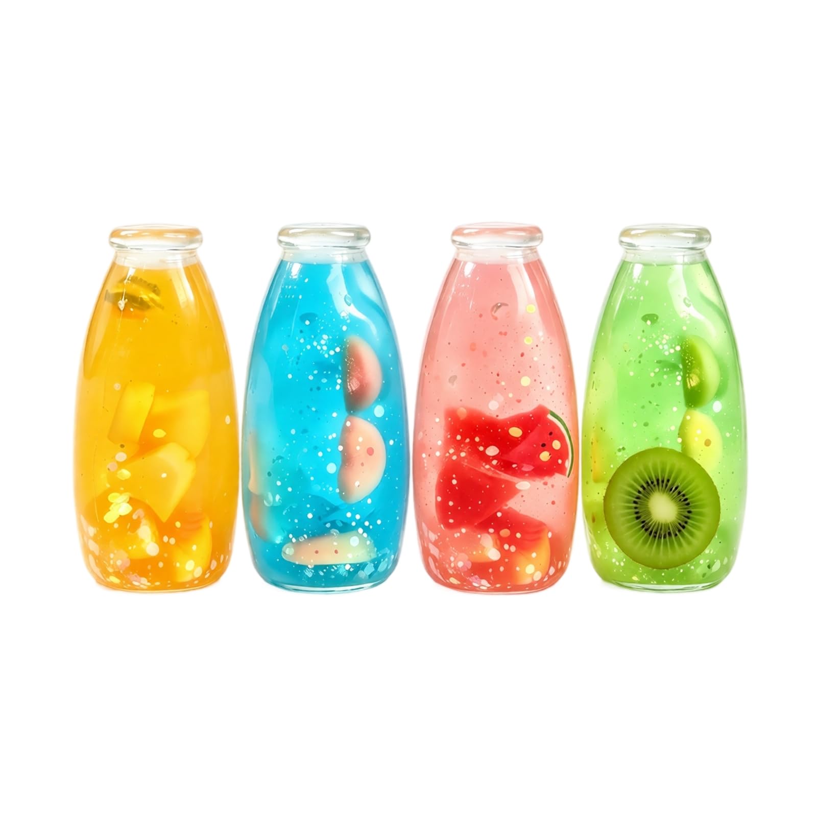 Cute Milk Bottle Stress Relief Toy Squeeze Toys (1 of 4 Shipped Randomly) — image 1