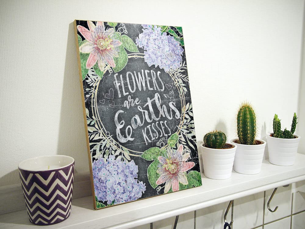 Bestylez Targa vintage in latta con scritta in lingua inglese To Plant A Garden is To Believe Tomorrow per casa, giardino, serra, soggiorno, camera da letto, decorazione per esterni, 20 x 30