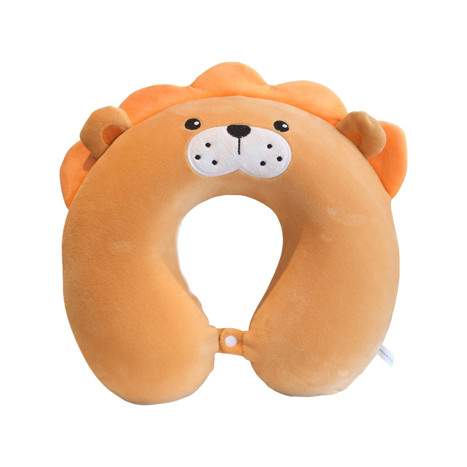 YROHGKPN Cartoon Animal Neck Pillow U Shape Memory Foam Removable Covering for Car Airplanes Comfort Animal Pillow