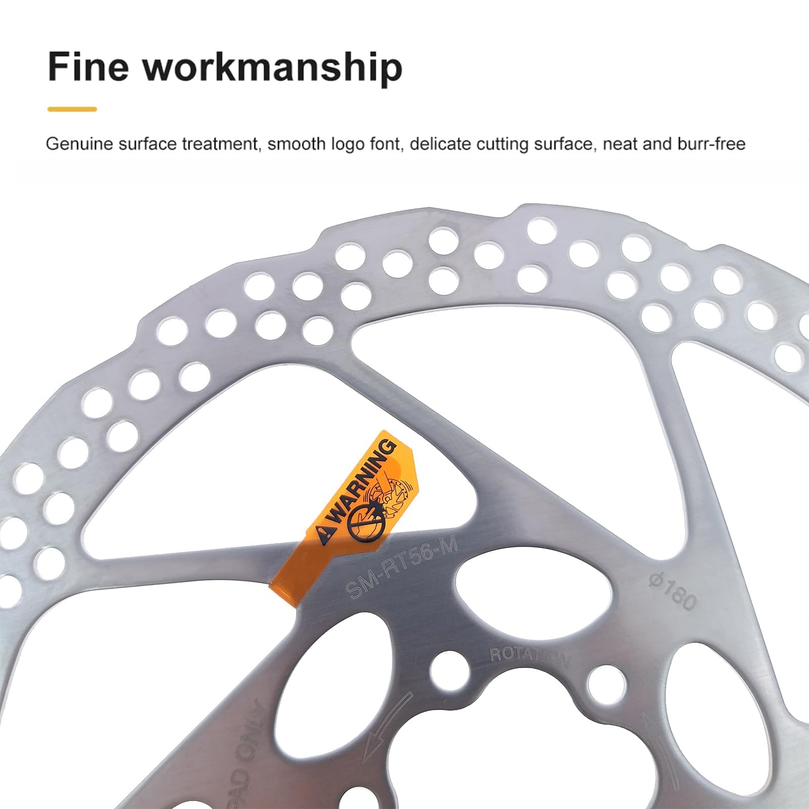 AVID CENTERLINEX 180mm ROTOR 2-PIECE 6 BOLT ROTOR BLACK