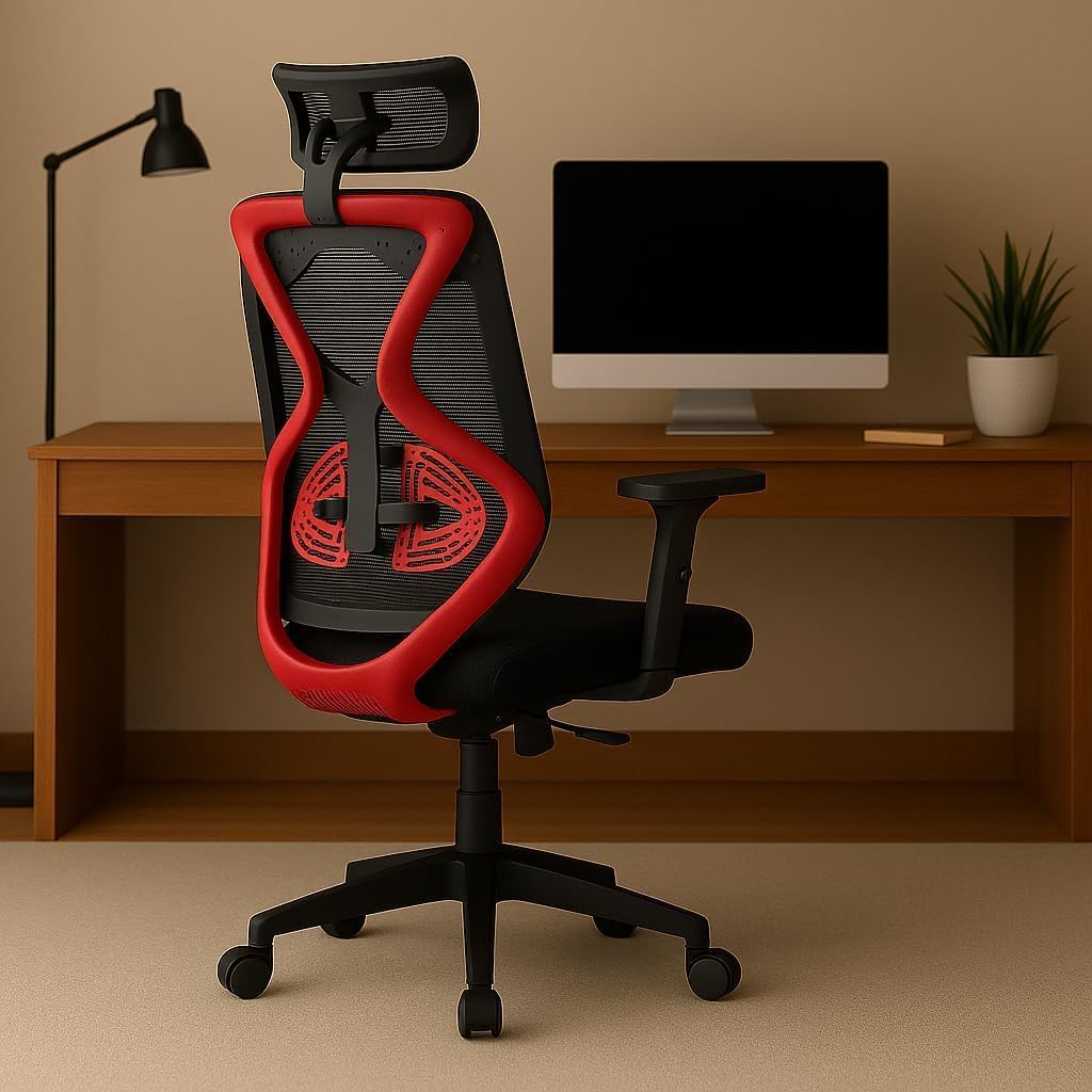 Oakcraft Ergonomic Office Chair with Multi-Lock Tilt, Seat Slider & Dynamic Lumbar Support-image-43