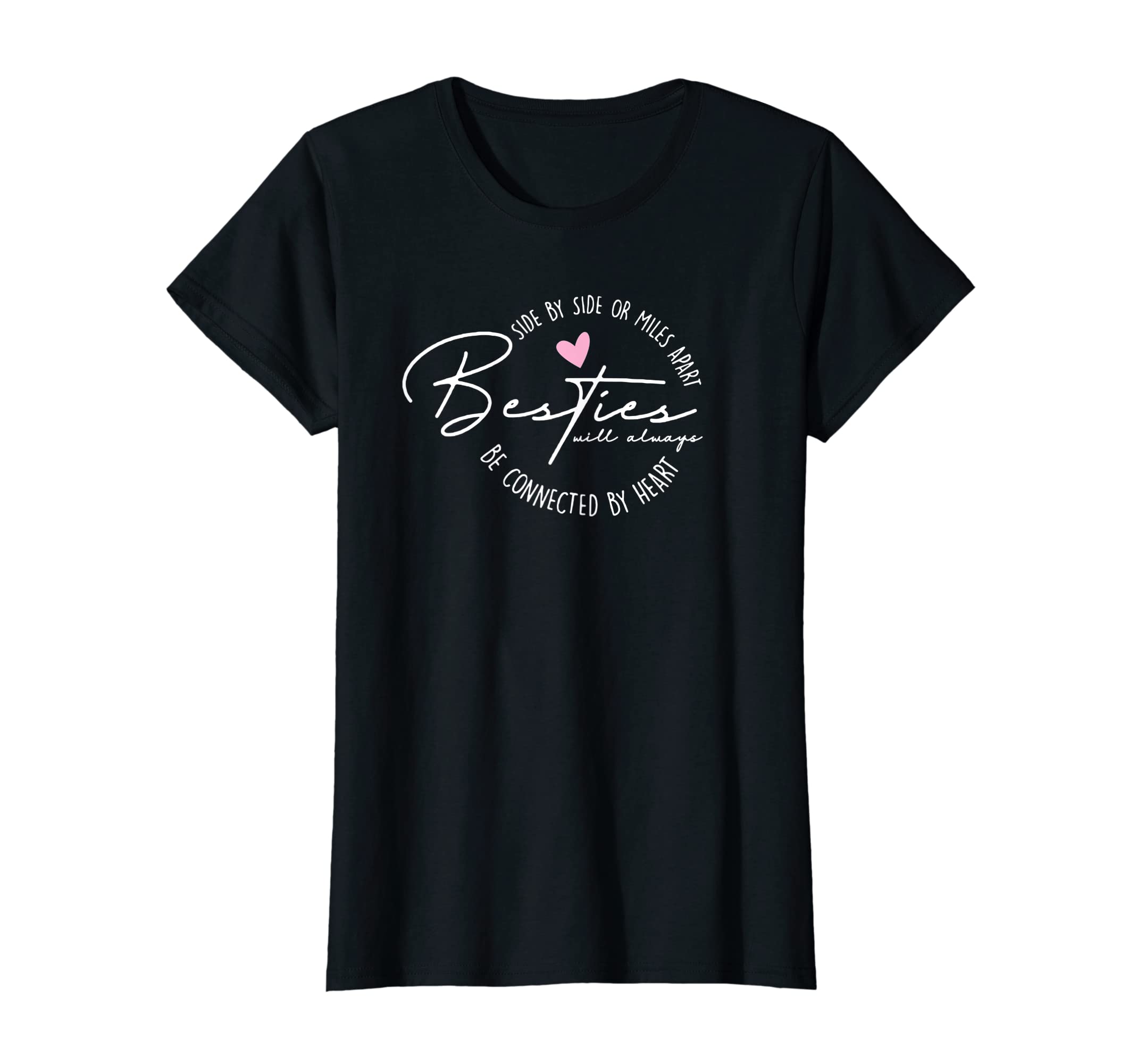Besties Best Friends BFF Matching ClothesBesties will always be connected by Heart | BFF Best Friends T-ShirtOEKO-TEX STANDARD 100
