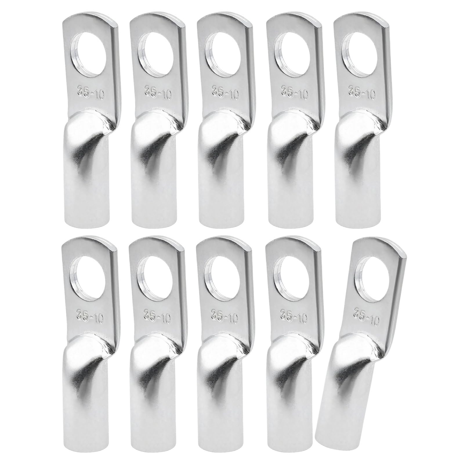 10Pcs Heavy Type Coppers Wire Terminals Wire Nose Terminals Crimps for Reliability Circuit Wiring and Projects Wall Coppers Connectors