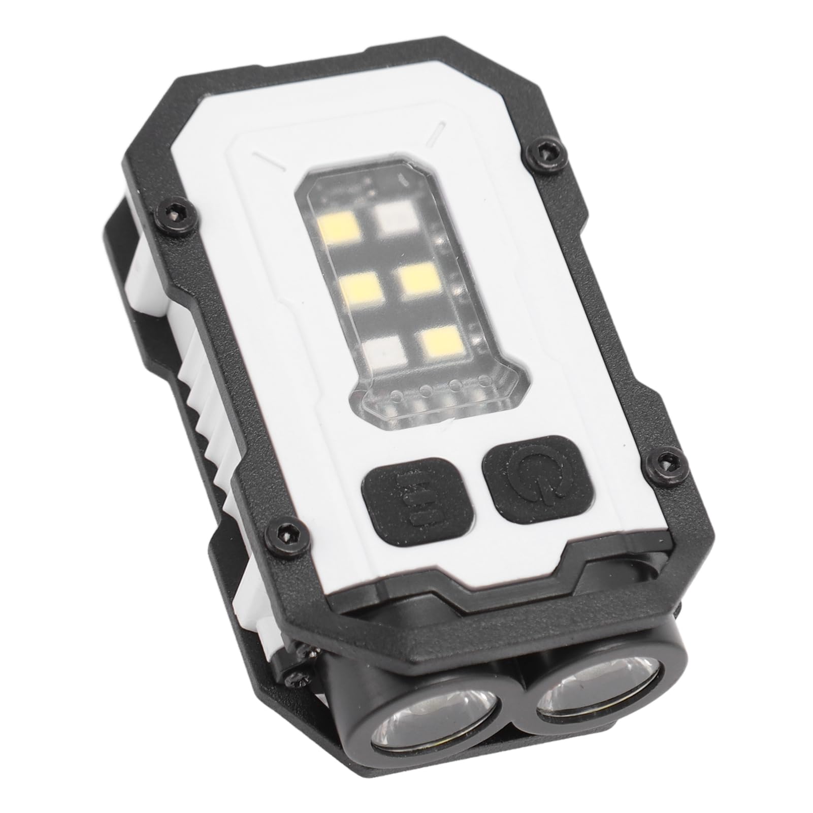 Tomantery EDC Flashlight, COB Side Light Mini Pocket Keychain Flashlight 300LM Dual LED IPX4 Shockproof for Outdoor