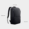 Dell 14-16 EcoLoop Essential Backpack 14-16 - CP3724 - Lightweight, Two Mesh Side Pockets, Built-in Accessory Organizer, Custom Padded Laptop Case - Black