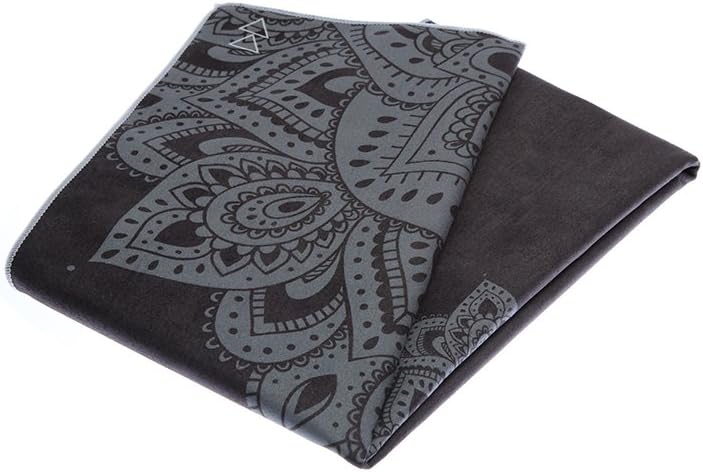 Yoga Design LAB | The HOT Yoga Towel | Premium Non Slip Colorful Towel | Designed in Bali | Eco Printed + Quick Dry + Mat Sized | Ideal for Hot Yoga, Bikram, Ashtanga, Sport, Travel