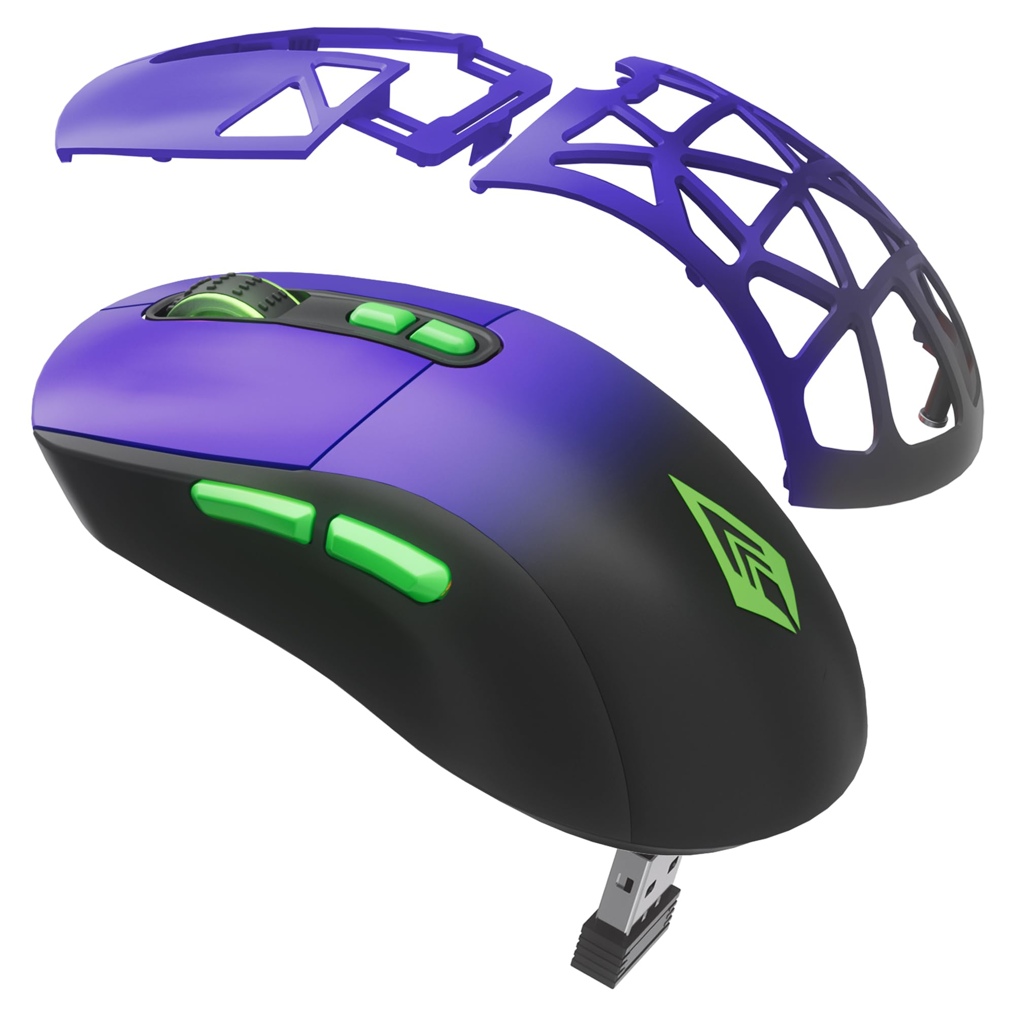 Archer Tech Lab Bluetooth Wireless Pro Gaming Mouse (BT 5.3/2.4GHz/ Wired) PixArt PAW3311 Sensor, DPI (1000-13800)~1000Hz, 300 IPS Tracking 35G Acceleration|7 RGB+7 Buttons|PC Laptop Mouse(Hawkeye)-image-26