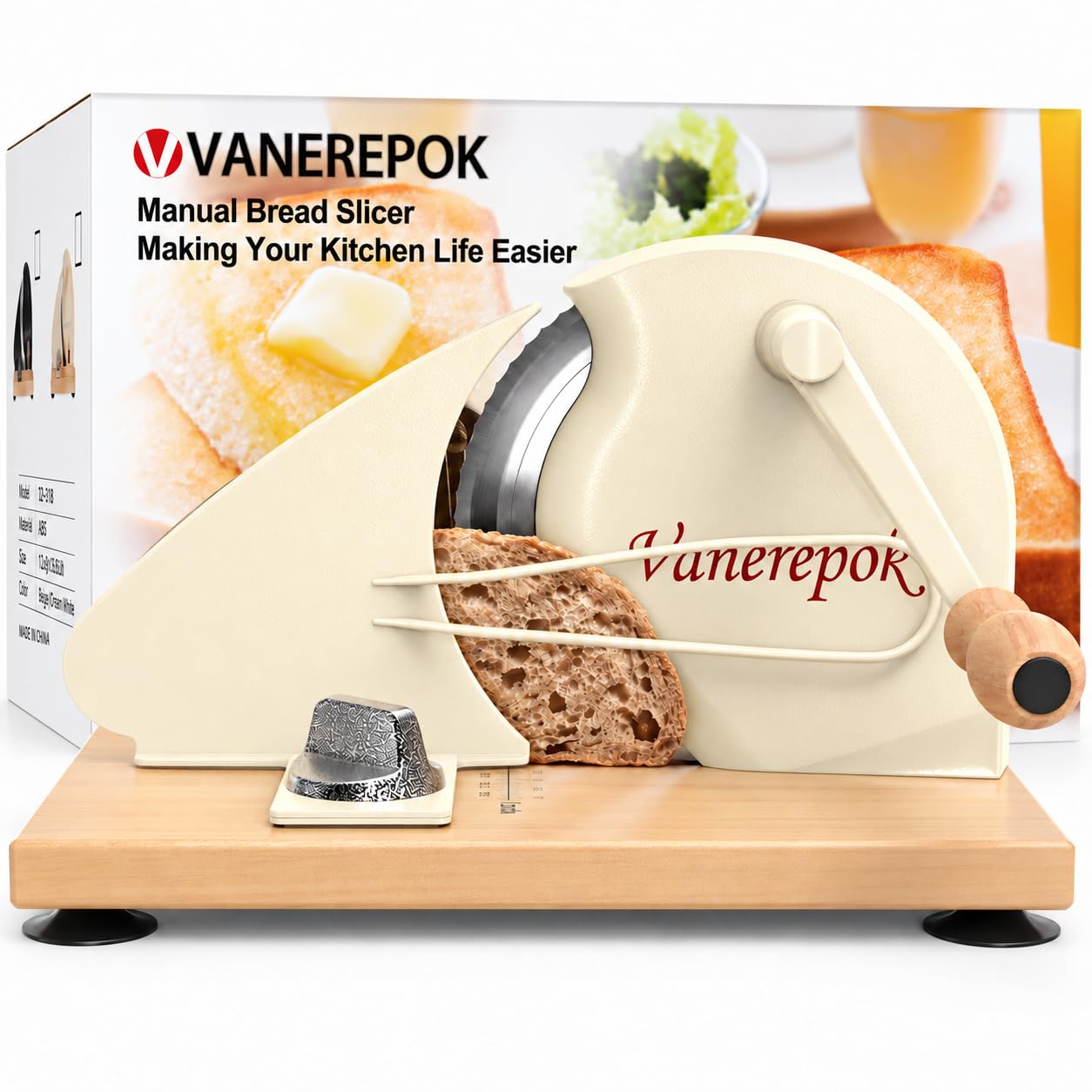 Manual Bread Slicer - Slice Like a Pro -14