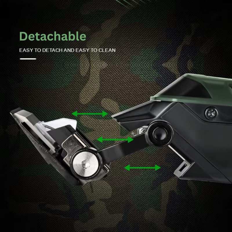 Image of WMARK NG-8080 Ultra-Premium Professional 7000-9000 RPM 5 Speed Hair Clipper Set Digital Display 10 Guide Comb Taper Lever Extra Blade Set Hair Comb Cleaning Brush & 2 Hair Sticker 300 min, Model 32