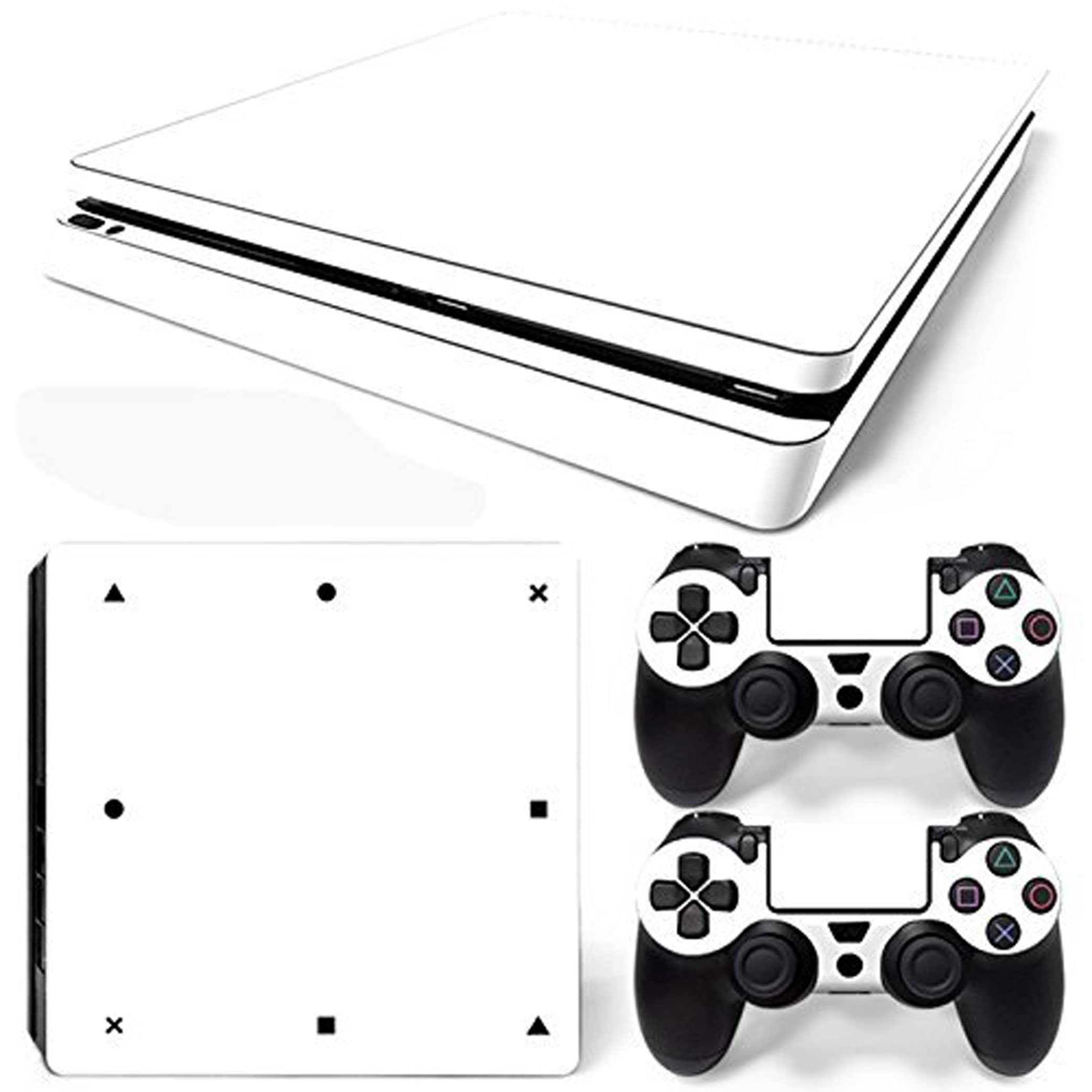 Elton Pure White Theme 3M Skin Sticker Cover for PS4 Slim Console and Controllers (B06XJGHPHZ) Amazon Price History, Amazon Price Tracker