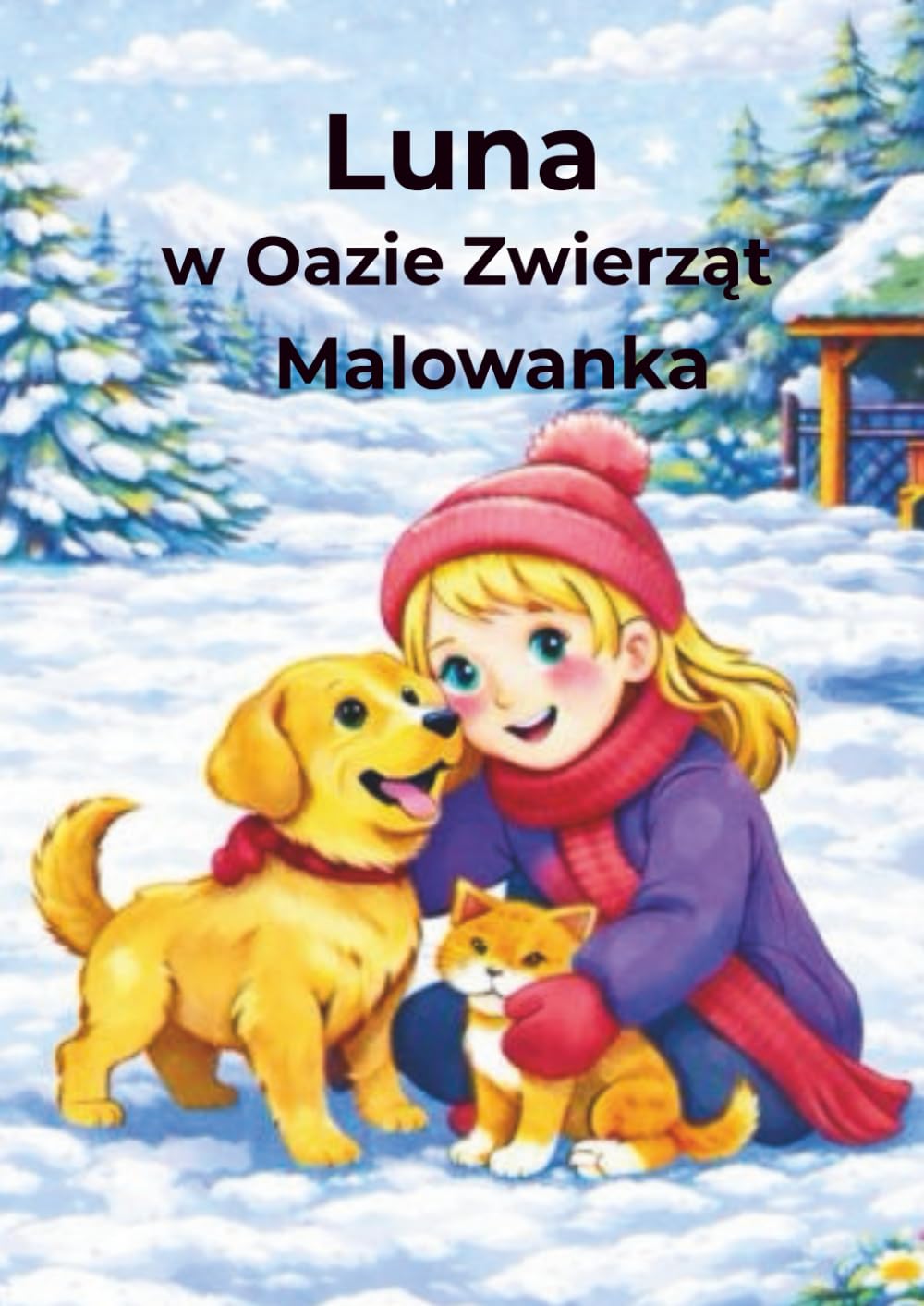 Luna w Oazie Zwierząt – Malowanka